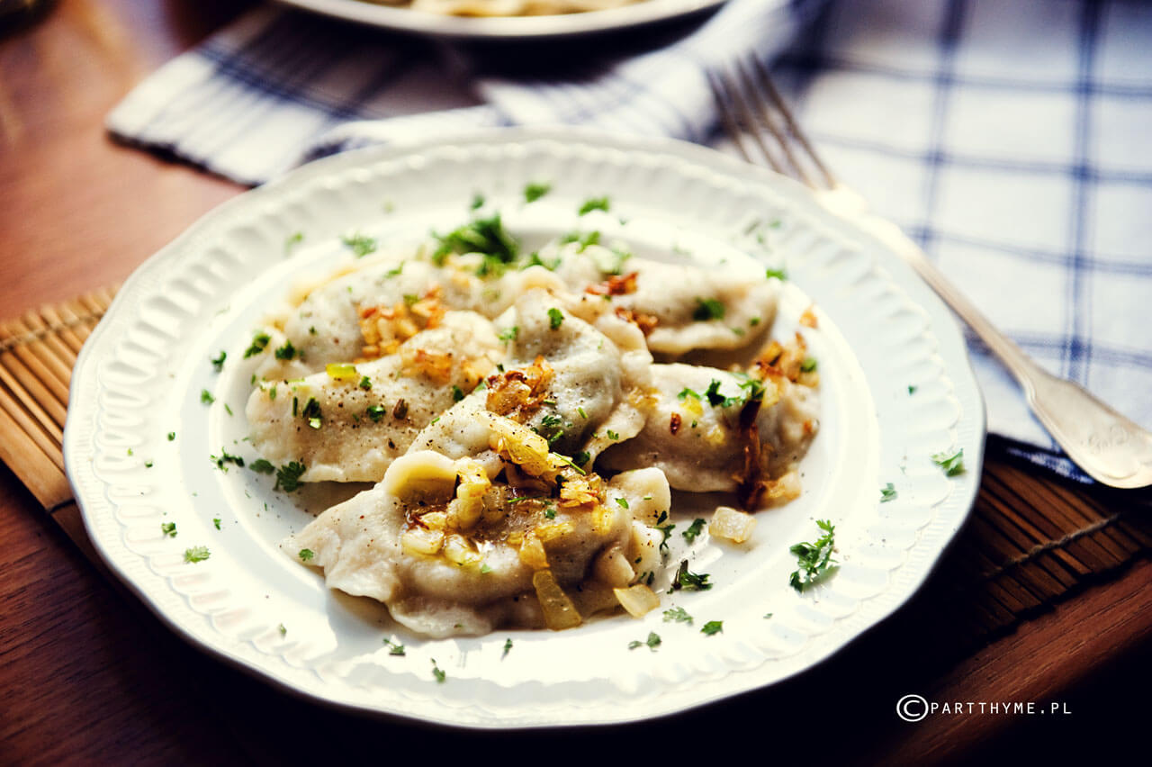 pierogi z grochem